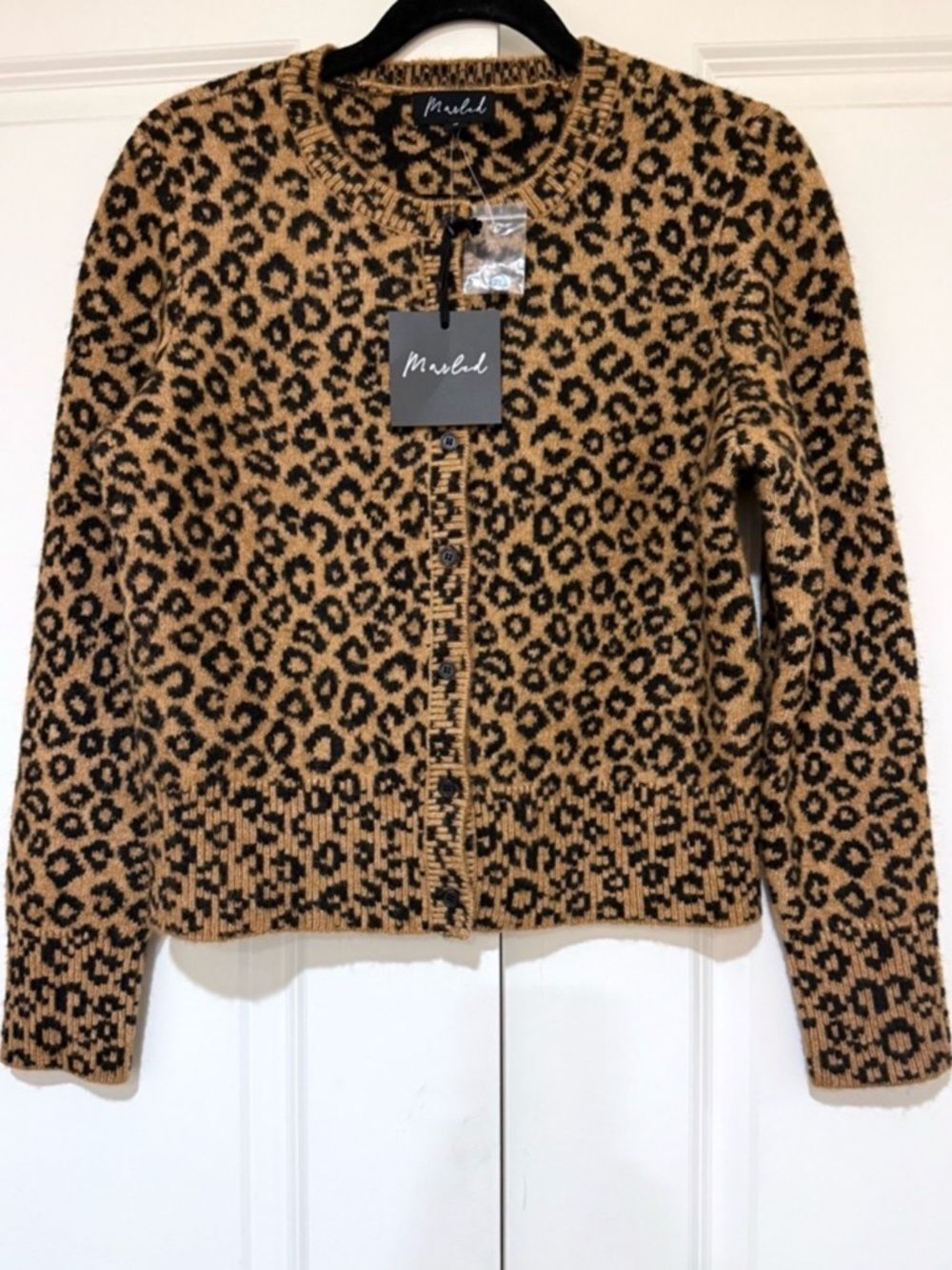 Marled Leopard Print Button Cardigan!
